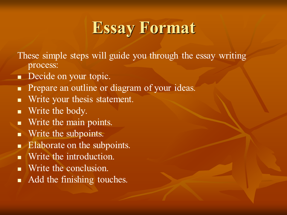 Writing Essay Guide