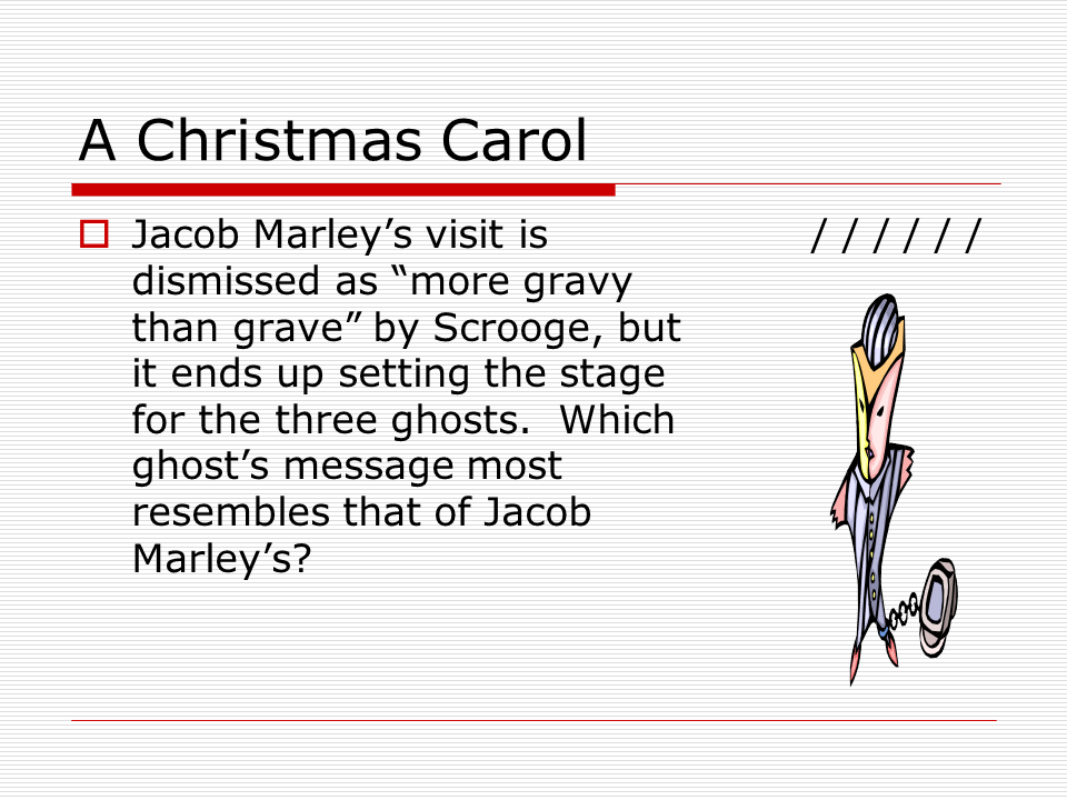 A Christmas Carol - Presentation English Literature