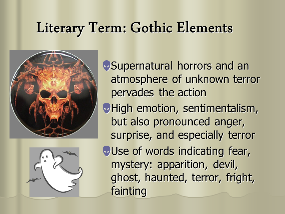 Literary Term Gothic Elements