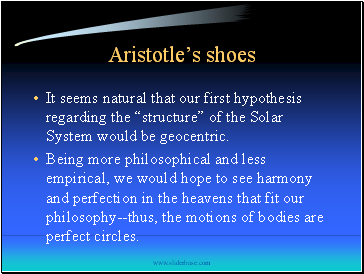 Aristotles shoes