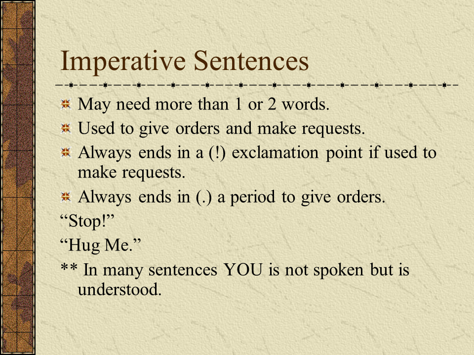 Наклонения в английском языке упражнения. Imperative sentences примеры. Language point. Imperatives правило. Negative imperative. Imperative в английском.